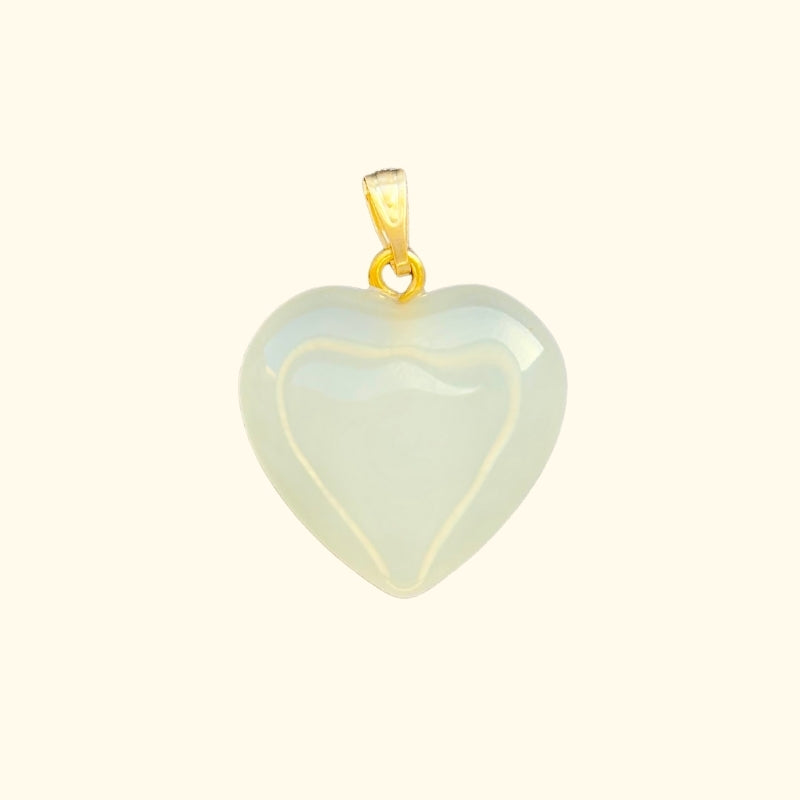 COEUR EN VERRE ( 2 couleurs )