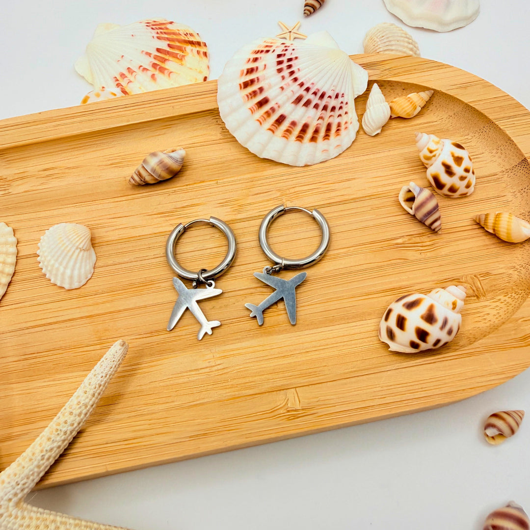 Boucles d’oreilles Avion