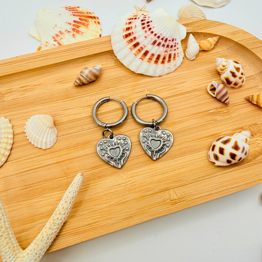 Boucles d’oreilles Cœur Sacré