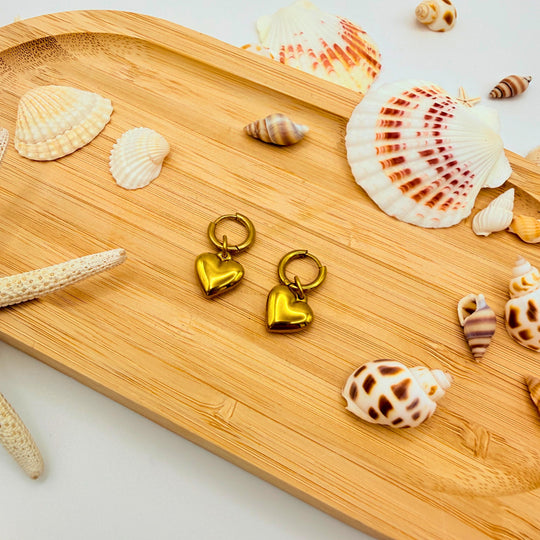 Boucles d’oreilles Cœur d’Or
