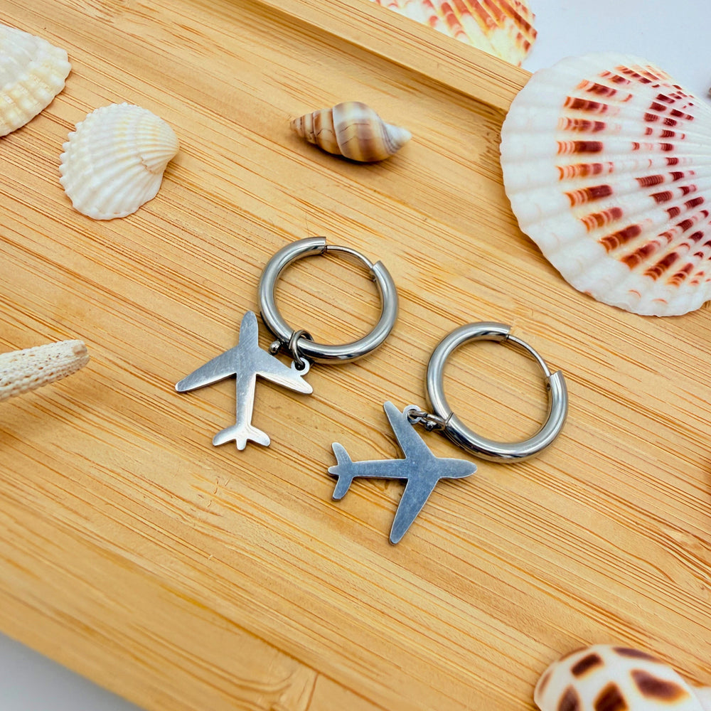 Boucles d’oreilles Avion