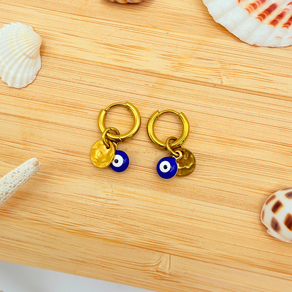 Boucles d’oreilles Bleu Protecteur