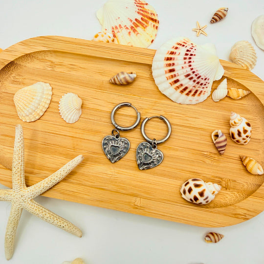 Boucles d’oreilles Cœur Sacré
