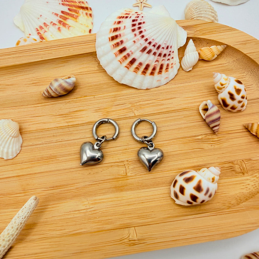 Boucles d’oreilles Cœur d’Argent