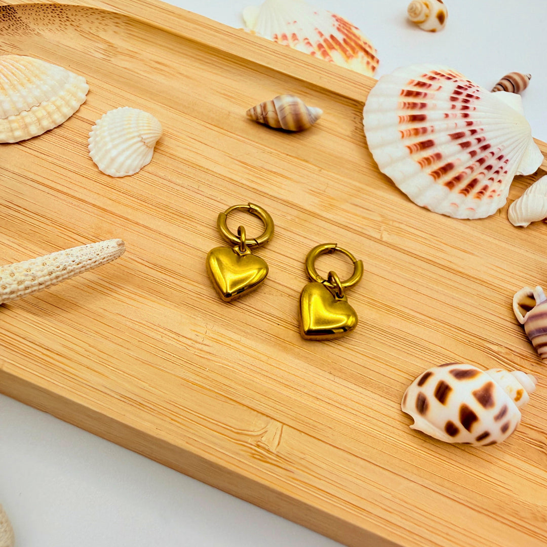 Boucles d’oreilles Cœur d’Or