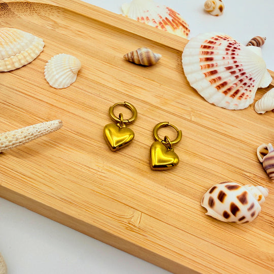 Boucles d’oreilles Cœur d’Or