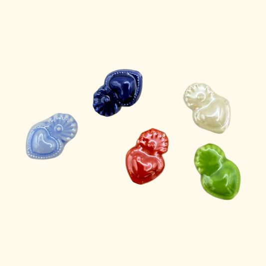 COEUR EX-VOTO ( 5 couleurs )