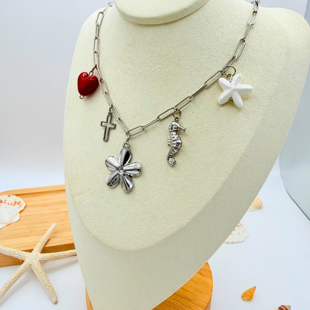 Collier Cœur Marin