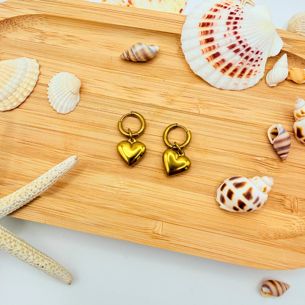Boucles d’oreilles Cœur d’Or