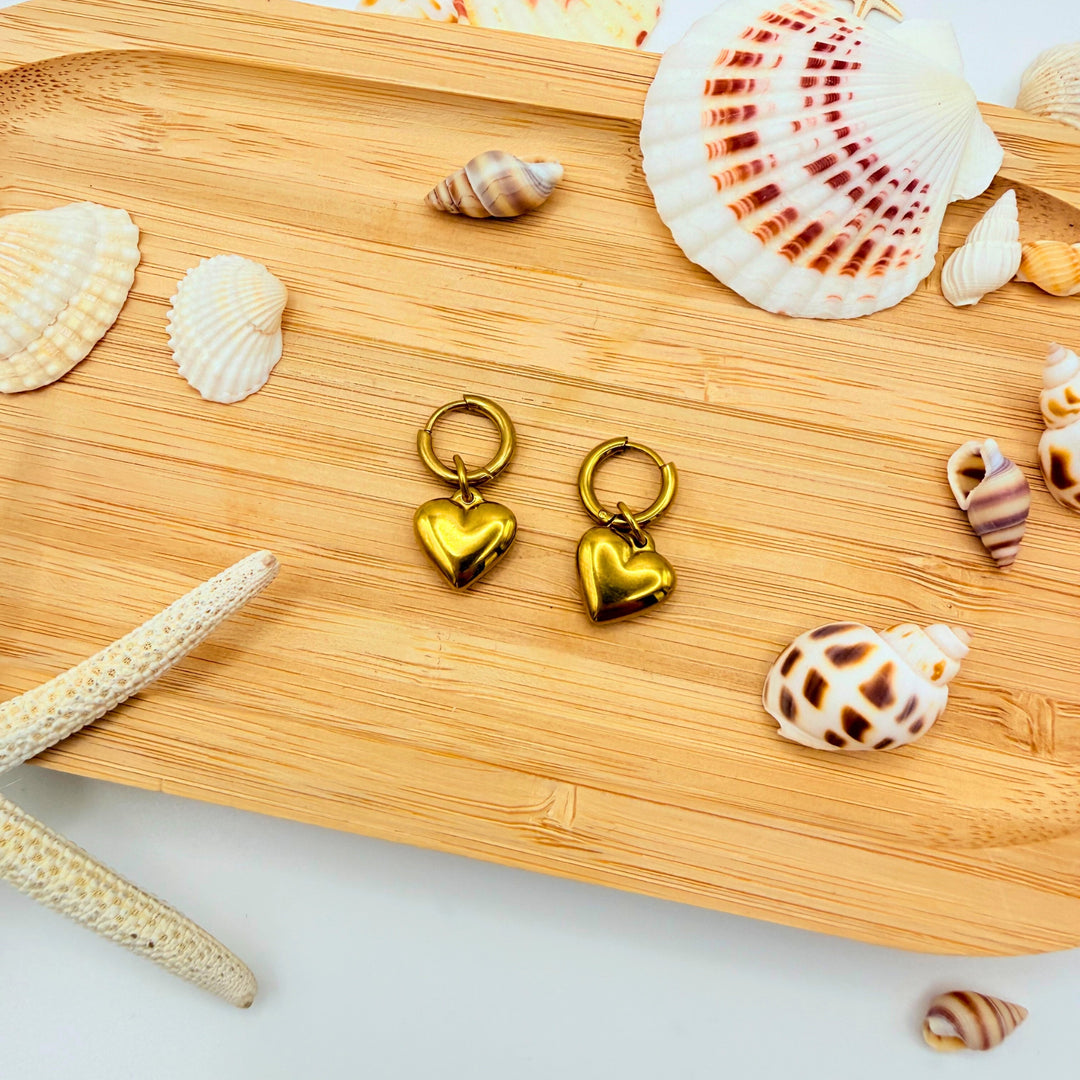 Boucles d’oreilles Cœur d’Or