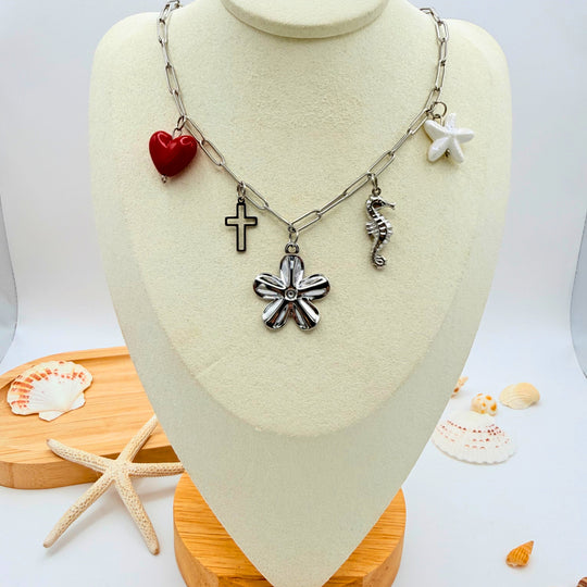 Collier Cœur Marin
