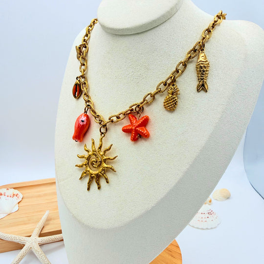 Collier Soleil Doré