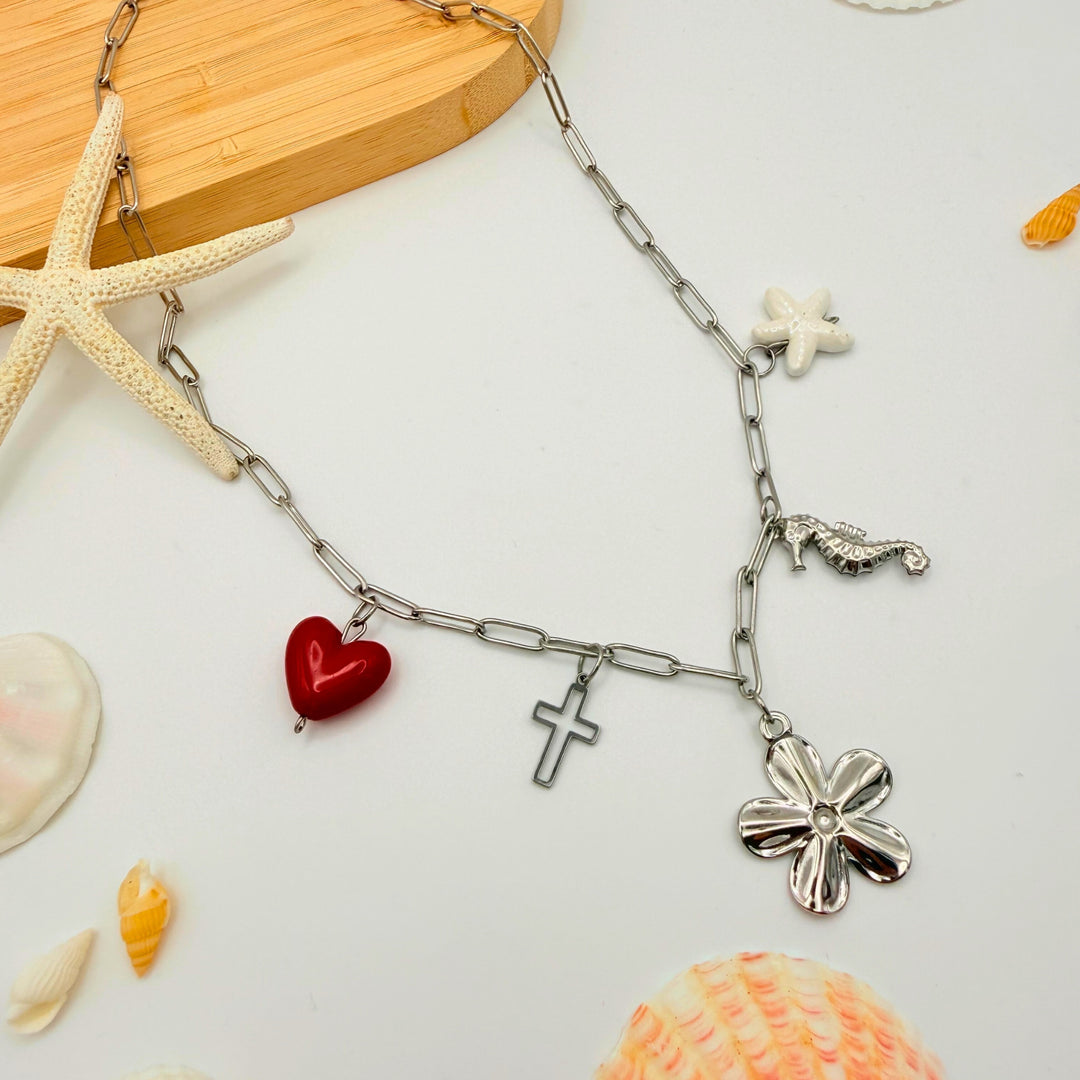 Collier Cœur Marin