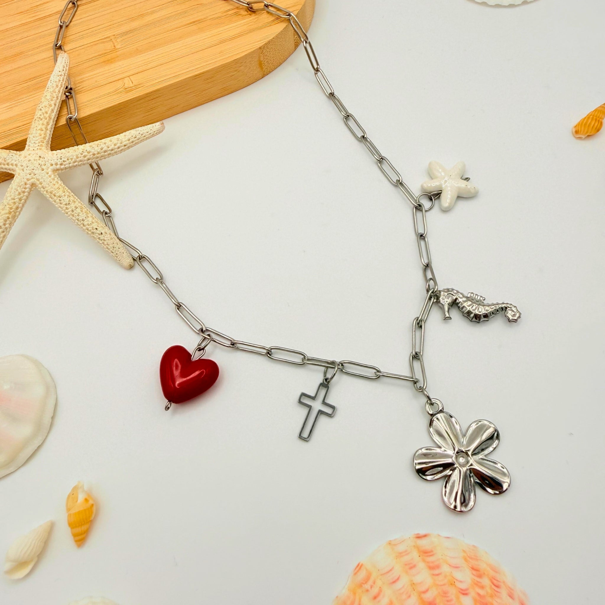 Collier Cœur Marin