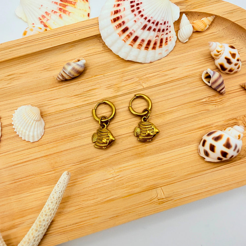 Boucles d’oreilles Poisson Doré