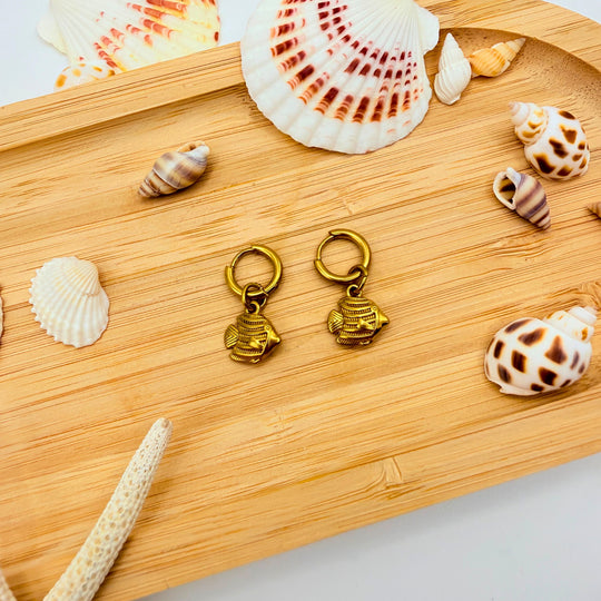 Boucles d’oreilles Poisson Doré