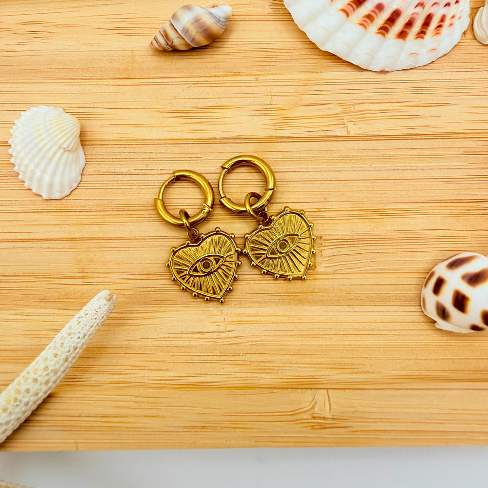 Boucles d’oreilles Cœur Protecteur