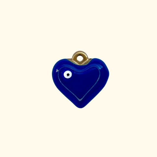 COEUR AVEC OEIL DE PROTECTION ( 2 couleurs )