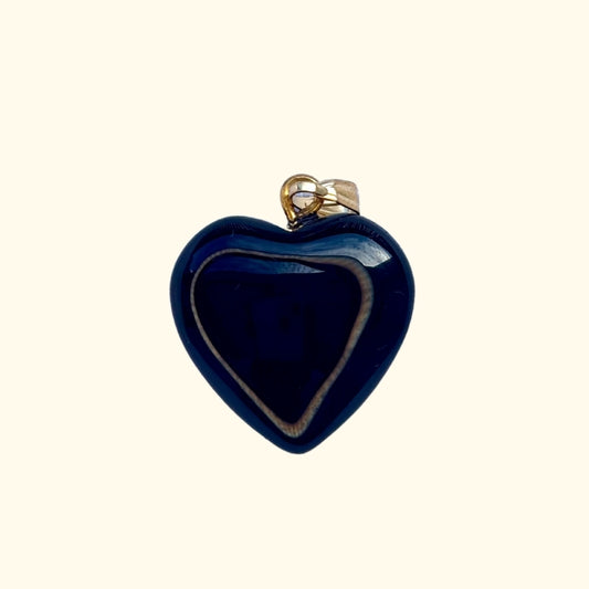 COEUR EN VERRE ( 2 couleurs )
