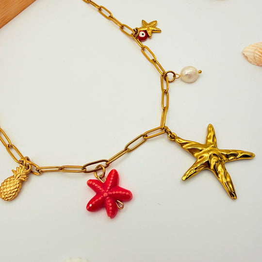 Collier Stella Rossa