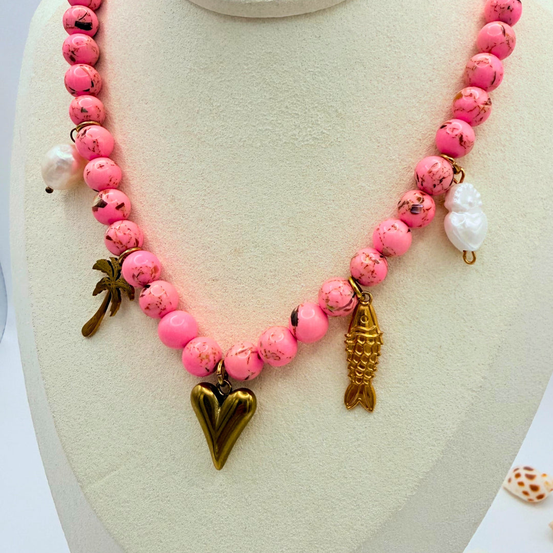 Collier Rosa di Capri