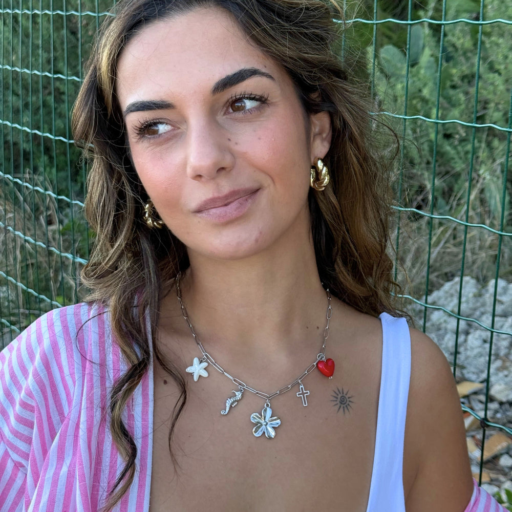 Collier Cœur Marin