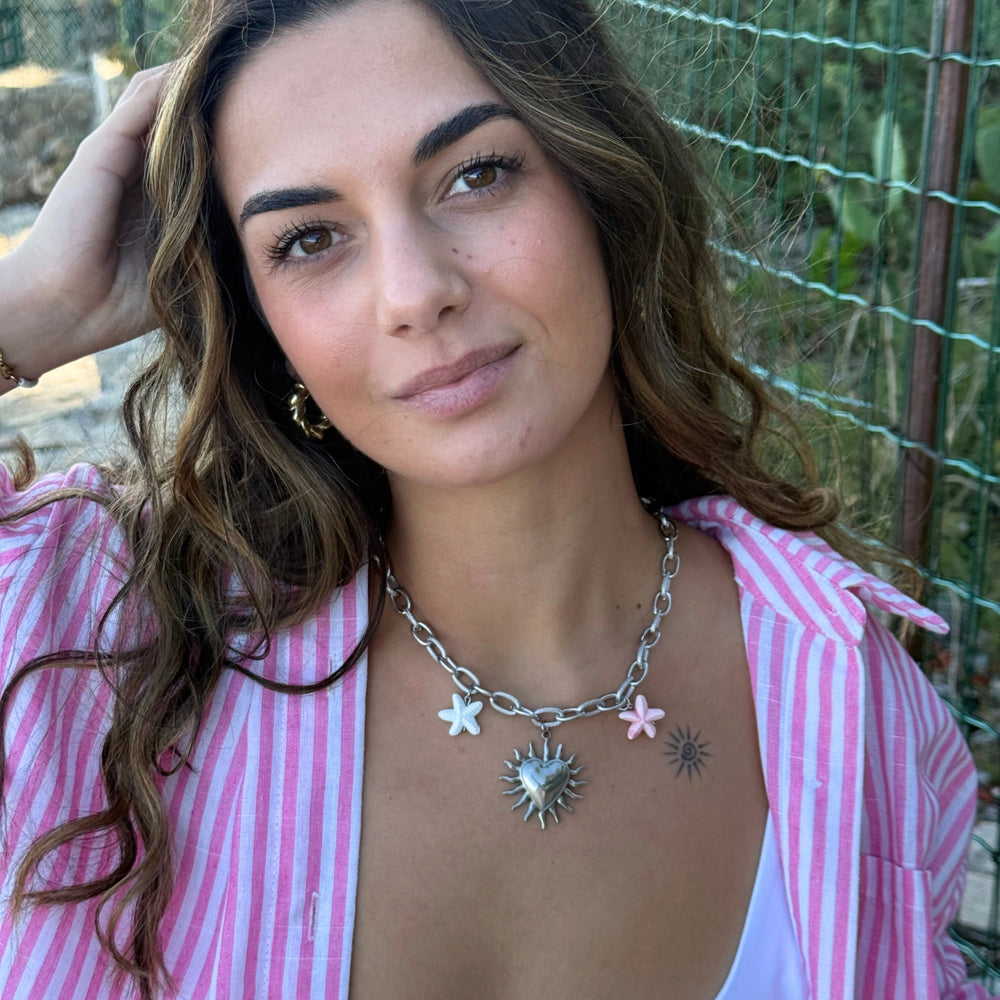 Collier Cœur Solaire