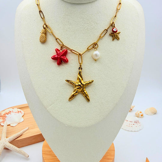 Collier Stella Rossa